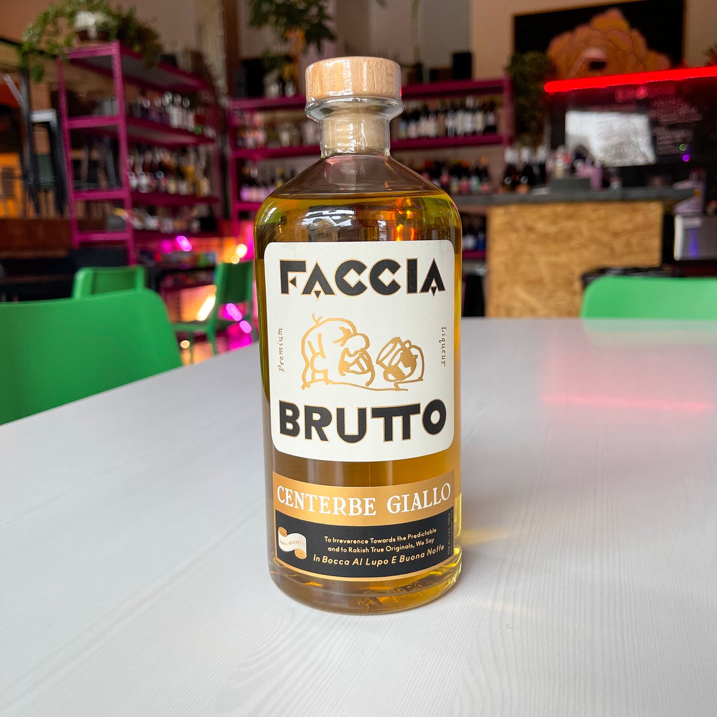 Faccia Brutto Centerbe Giallo